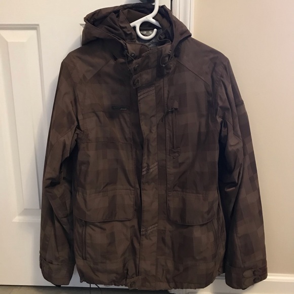 SIMS Snowboarding Brown Colorblock Jacket - Picture 2 of 7